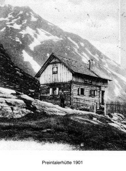 Preintalerhütte 1909